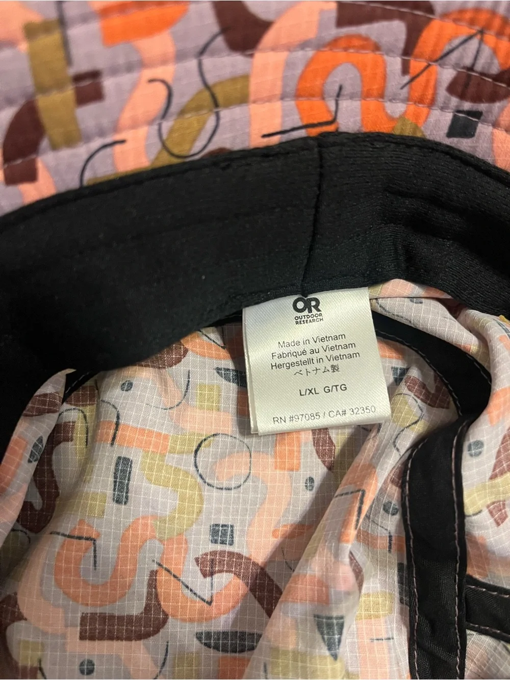 Outdoor Research Unisex Pink Patterned Bucket Hat